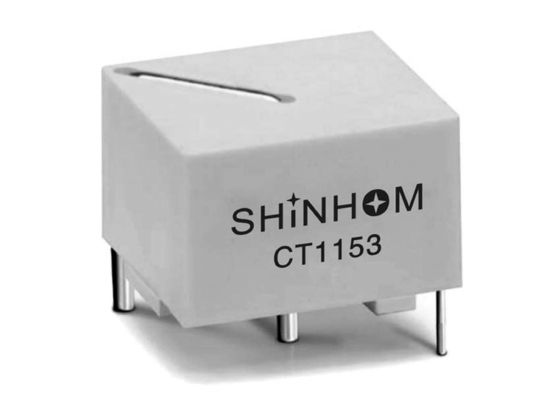 White Current Sense Transformer Up To 25A Input Stable Epoxy Encapsulation