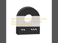Typ B oder A 6mA/Gleichstrom Reststromsensor 16 X 40 X 11,5 X 48 mm für industrielle Anwendungen